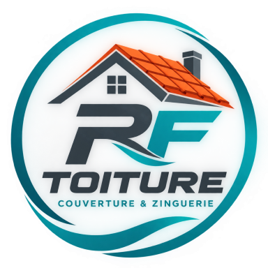 RF Toiture, artisan couvreur à Marseille Logo de RF Toiture, entreprise de couverture, zinguerie et rénovation de toiture à Marseille et dans les Bouches-du-Rhône